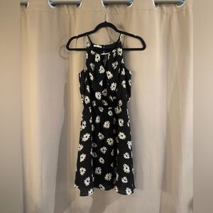 Maurice’s Floral Black and White Sleeveless Dress